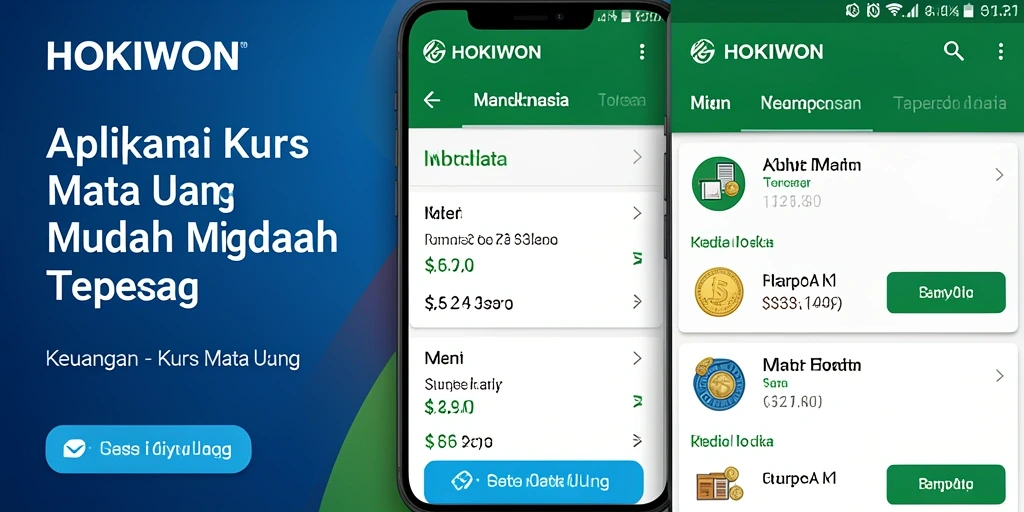 Tampilan antarmuka HOKIWON yang sederhana dan informatif.