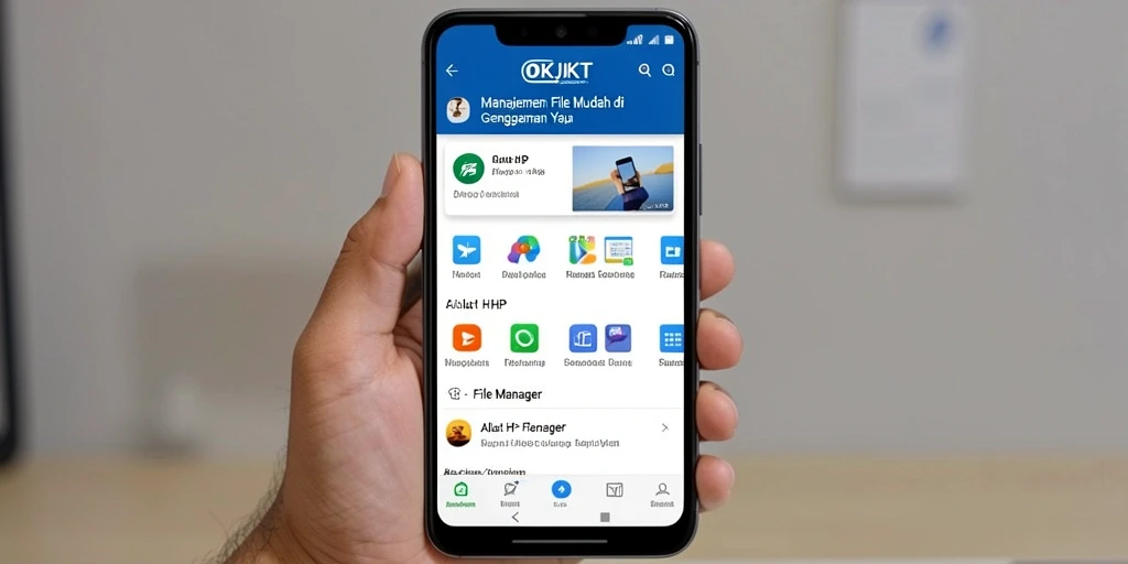 Antarmuka sederhana dan fungsional dari OKJKT.