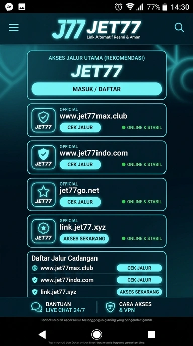 Link Alternatif jet77 Terbaik untuk Pengguna Android