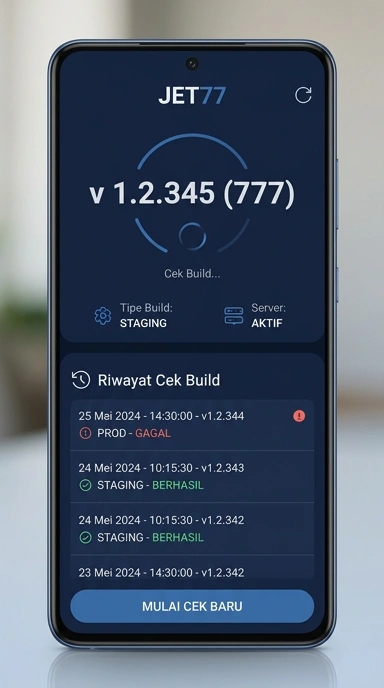 Riwayat Versi Aplikasi jet77 untuk Pengguna Android